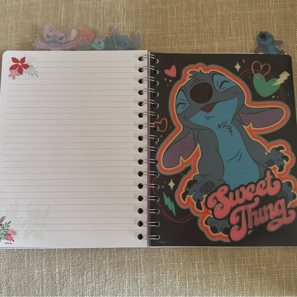 Disney Stitch Spiral Tab Journal/Notebook - Picture 5 of 9